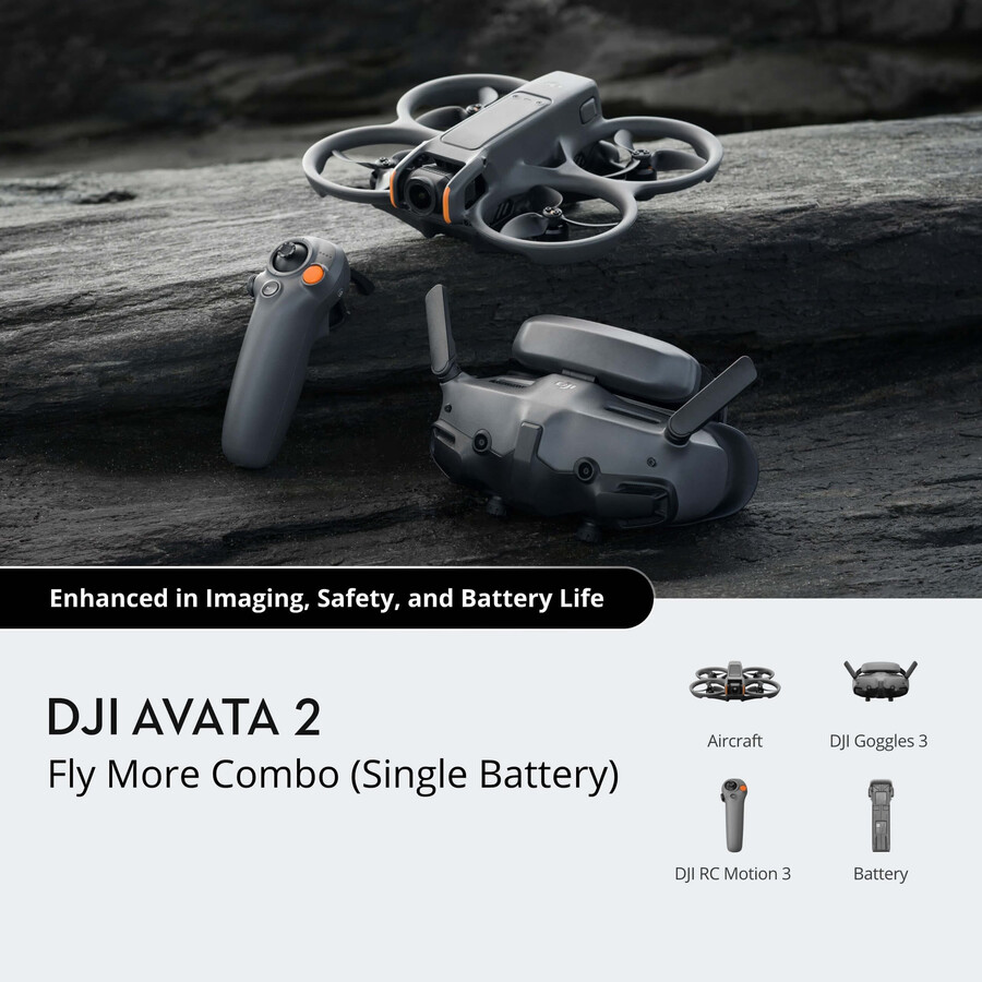 paquete fly more dji avata 2 batería única