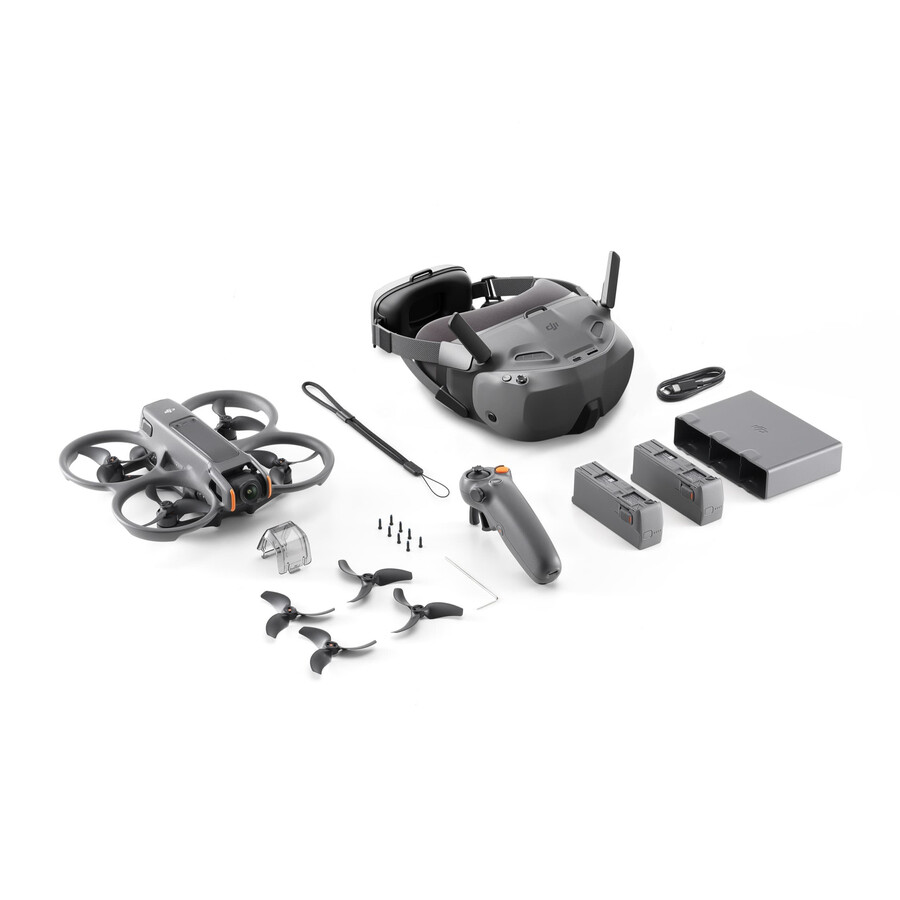 paquete fly smart dji avata 2 tres baterías