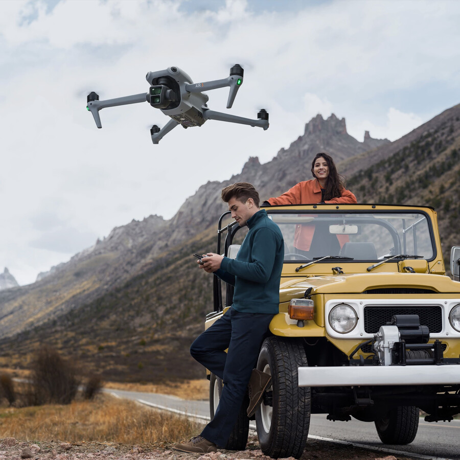 paquete dji air 3 vuela más dji rc 2