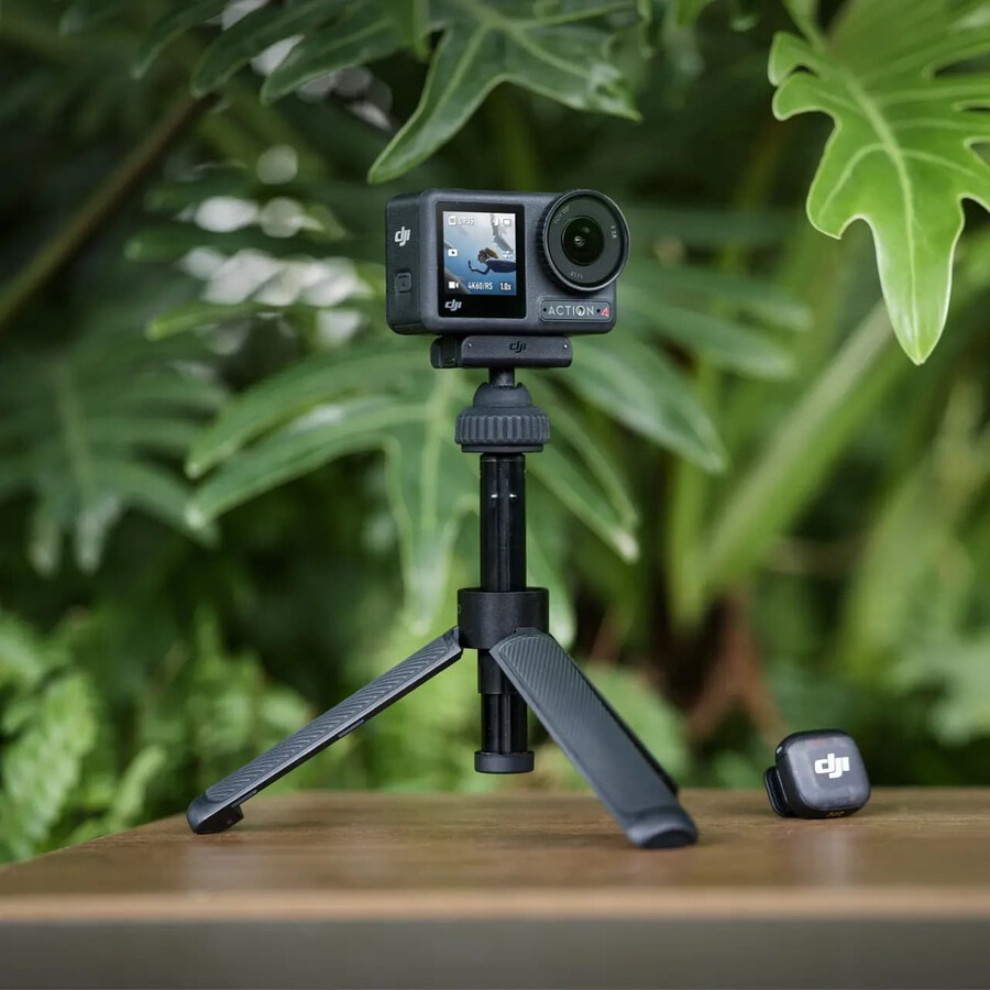 paquete de vlogs de osmo action 4 transmisor dji mic 3 minibarra de extensión