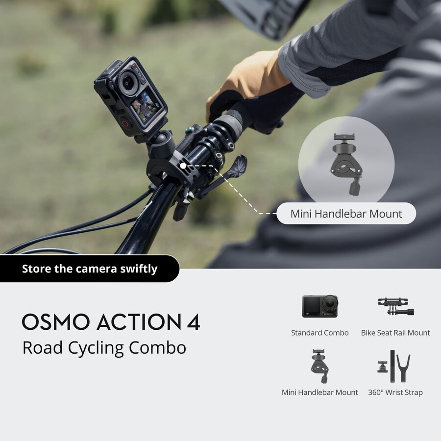 paquete de ciclismo de carretera osmo action 4