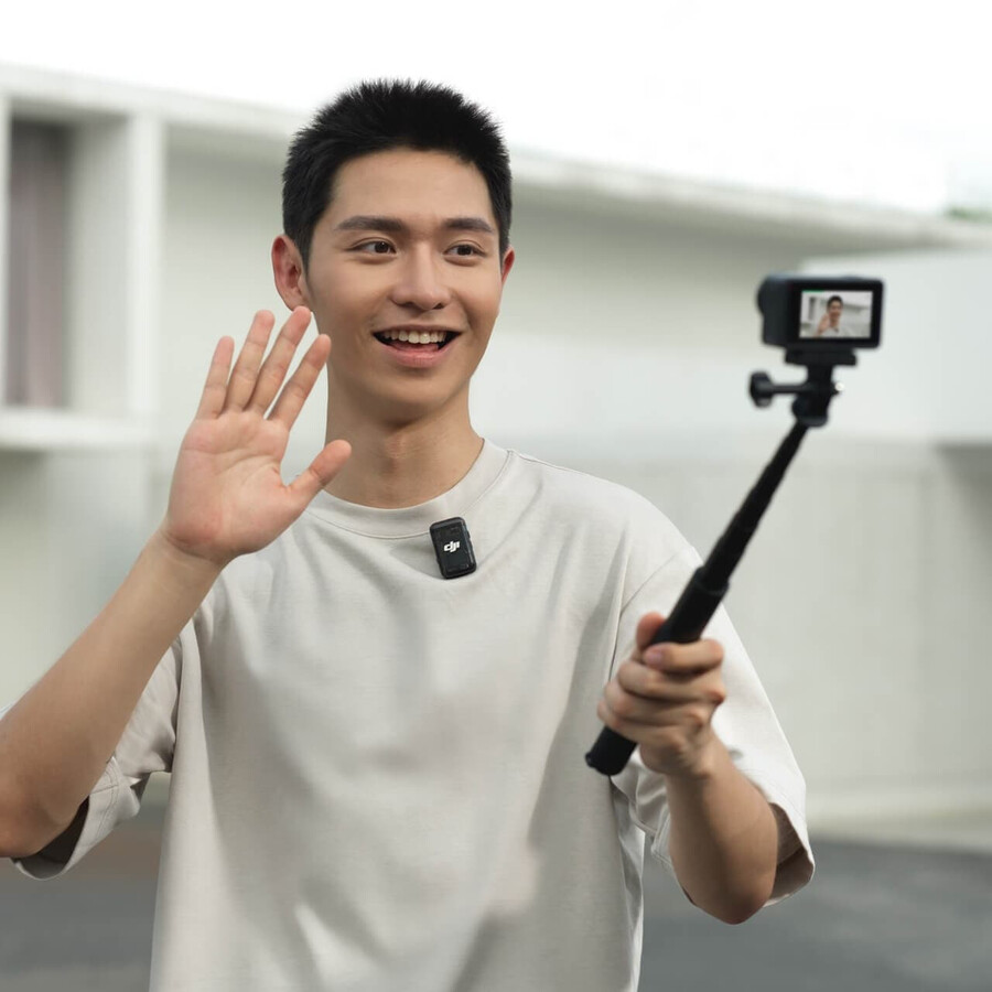 paquete de vlogs de la osmo action 4 dji mic 2