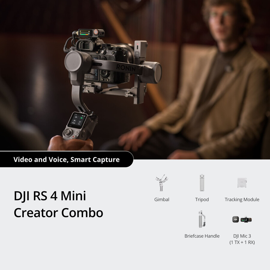 paquete dji rs 4 mini creator dji mic 3 1 tx 1 rx