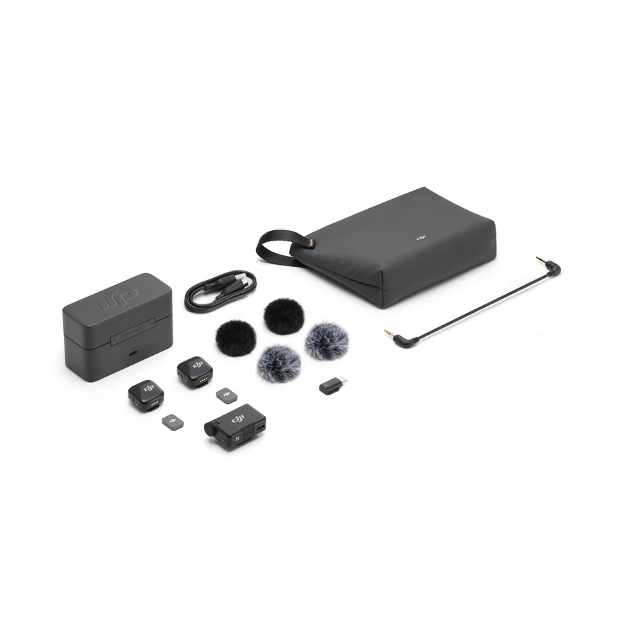 dji mic mini 2 tx 1 rx estuche de carga