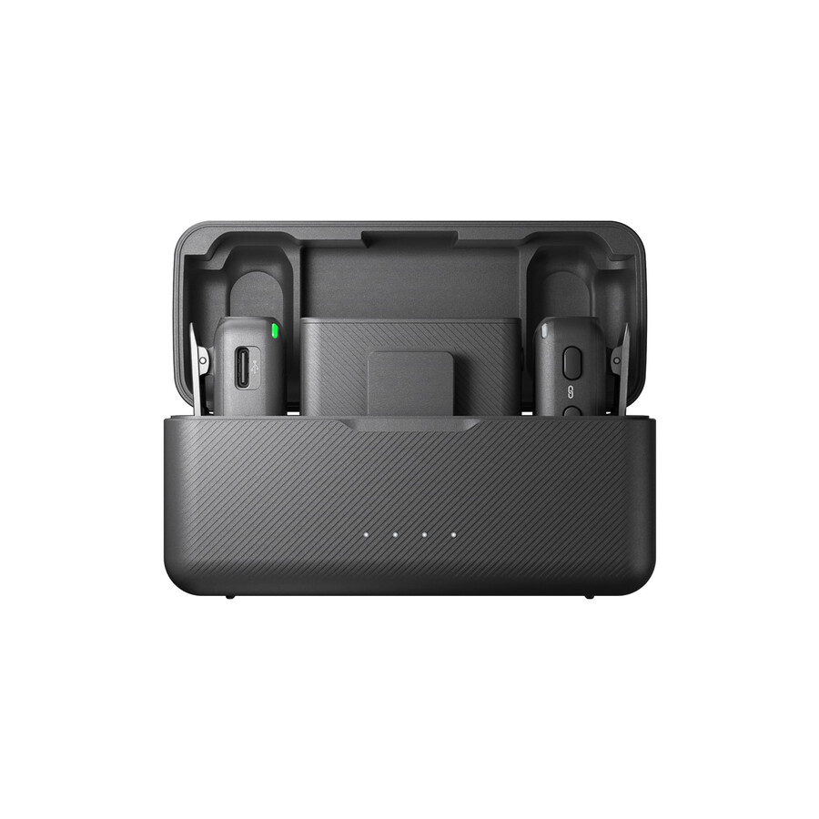 micrófono dji 2 tx 1 rx estuche de carga